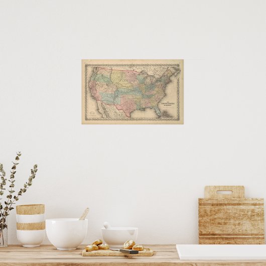 米国 ポスター (キッチン)