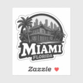 米国、マイアミシティフロリダ シール (シート)