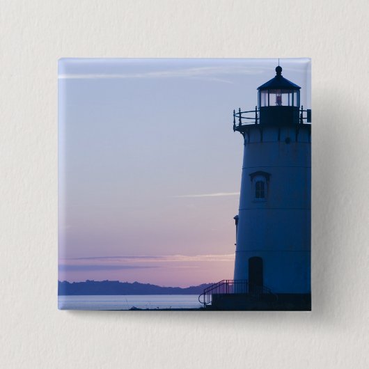 米国、マサチューセッツのマーサのブドウ園: 2 缶バッジ (正面)