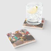 米国、マサチューセッツ州プロペラとフロート ストーンコースター (横)