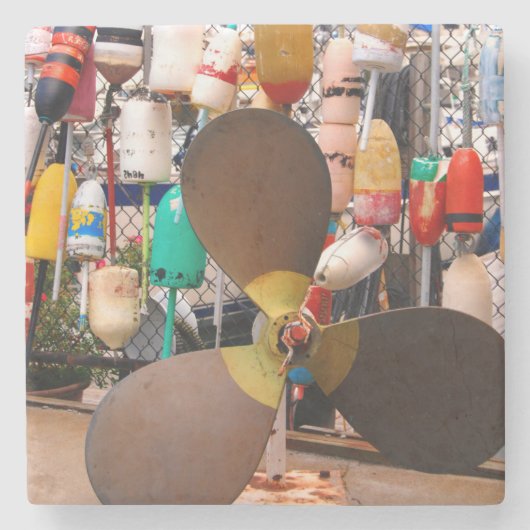 米国、マサチューセッツ州プロペラとフロート ストーンコースター (正面)