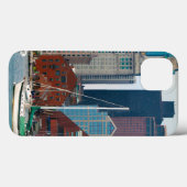 米国、マサチューセッツ州ボストンウォーターフロントスカイライン Case-Mate iPhoneケース (裏面 (横))