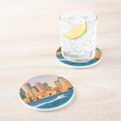 米国、マサチューセッツ州ボストンウォーターフロントパノラマ コースター (側面)