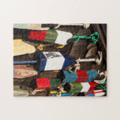 米国,マサチューセッツ州,グロスター州,ロブスターブイ2 ジグソーパズル (横)