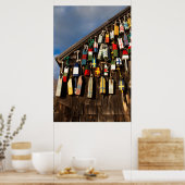 米国、マサチューセッツ州、グロスター州、ロブスター・ブイ ポスター (キッチン)