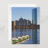 米国,マサチューセッツ州,ボストンのスカイライン4 ポストカード (正面/裏面)