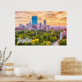 米国，マサチューセッツ州，ボストン市 ポスター (キッチン)