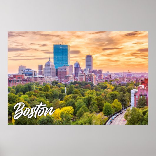 米国，マサチューセッツ州，ボストン市 ポスター (正面)