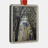 米国、マサチューセッツ州、ボストン、ビーコンヒル州 メタルオーナメント (右)