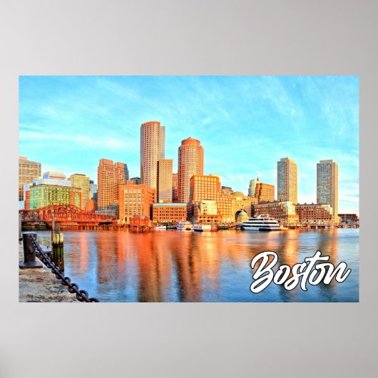 米国，マサチューセッツ州，ボストン ポスター (正面)