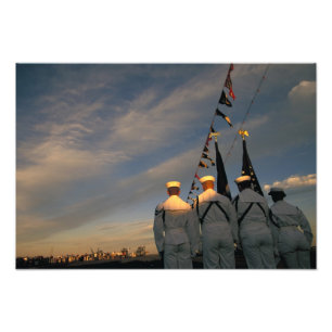 米国、マサチューセッツ州、ボストン。米国海軍カラー フォトプリント           