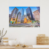 米国，マサチューセッツ州，美しいボストン ポスター (キッチン)