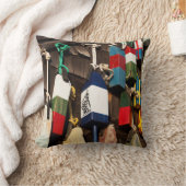 米国、マサチューセッツ、グロスター、ロブスターブイ2 クッション (ブランケット)