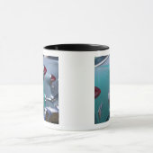 米国、マサチューセッツ、グロスター。 50年代時代 マグカップ (中央)