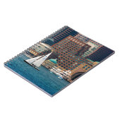 米国、マサチューセッツ。ボストンウォーターフロントスカイライン2 ノートブック (左側)