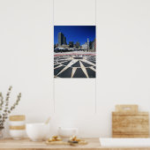 米国、マサチューセッツ、ボストン、ボストン・ハーバー ポスター (キッチン)