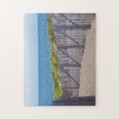 米国、マサチューセッツ。砂丘と小道 ジグソーパズル (縦)