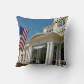 米国、ミシガン州のMackinacの島 クッション (裏面)