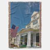 米国、ミシガン州のMackinacの島 スローブランケット (正面縦)