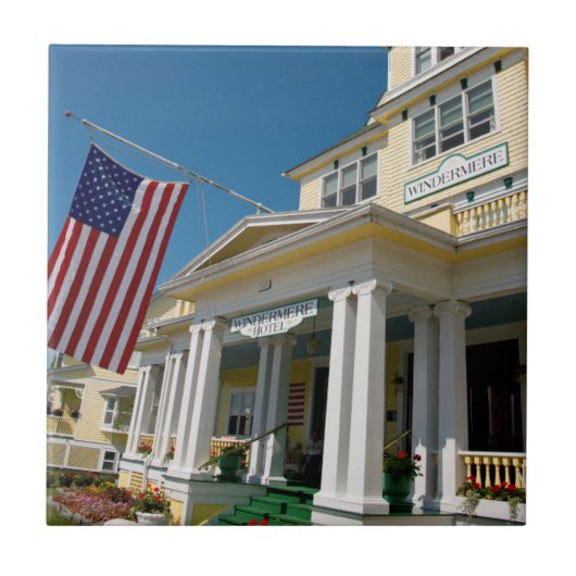 米国、ミシガン州のMackinacの島 タイル (正面)