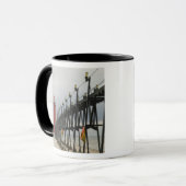 米国、ミシガン州、ミシガン湖岸、グランドヘブン： マグカップ (正面左)