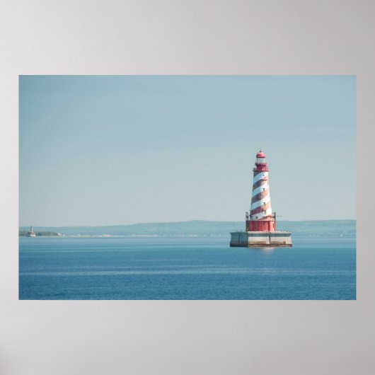 米国、ミシガン素晴らし州、湖、ミシガン州 ポスター (正面)