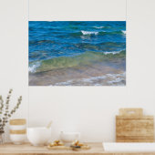 米国、ミシガン。スーペリア澄ん湖の水 ポスター (キッチン)