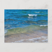 米国、ミシガン。スーペリア澄ん湖の水 ポストカード (正面)