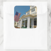 米国、ミシガン、マッキナック島 スクエアシール (バッグ)