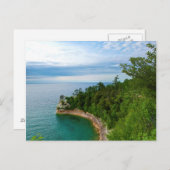 米国、ミシガン。鉱夫の城の岩の形成3 ポストカード (正面/裏面)