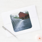 米国、ミズーリ、オザーク郡、ロックブリッジミル スクエアシール (封筒)