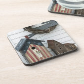 米国、ミズーリ、ヘルマン: 愛国心が強い巣箱、 コースター (左側)