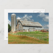 米国、ミネソタ州、サイロ ポストカード (正面/裏面)