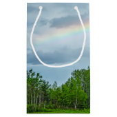 米国、ミネソタ州。野草の生えた緑の草原 スモールペーパーバッグ (裏面)