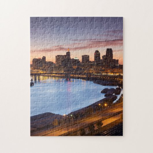 米国、ミネソタ、ミネアポリス、セントポール2 ジグソーパズル (縦)