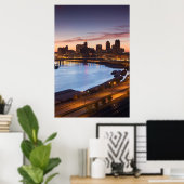 米国，ミネソタ，ミネアポリス，セントポール2 ポスター (ホームオフィス)