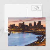 米国，ミネソタ，ミネアポリス，セントポール2 ポストカード (正面/裏面)