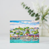 米国，メイン州，アウグスタ ポストカード (スタンド正面)