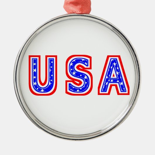 米国 メタルオーナメント (正面)