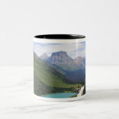 米国、モンタナのグレーシャー国立公園、山 ツートーンマグカップ (中央)