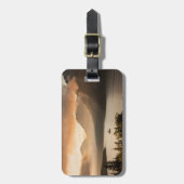 米国、モンタナのグレーシャー国立公園。 日の出 ラゲッジタグ (正面縦)