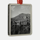 米国、モンタナの作られるBannackの州立公園の古いワゴン メタルオーナメント (右)