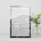 米国、モンタナの作られるBannackの州立公園の古いワゴン 便箋 (スタンド正面)