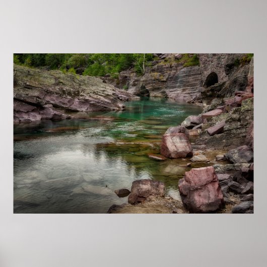 米国，モンタナ氷河の国立公園2 ポスター (正面)