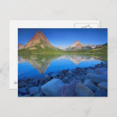 米国，モンタナ氷河の国立公園4 ポストカード (正面/裏面)