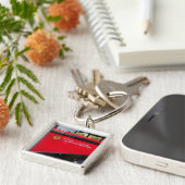 米国、モンタナ、氷河国立公園、ヴィンテージ キーホルダー (側面)