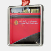 米国、モンタナ、氷河国立公園、ヴィンテージ メタルオーナメント (左)