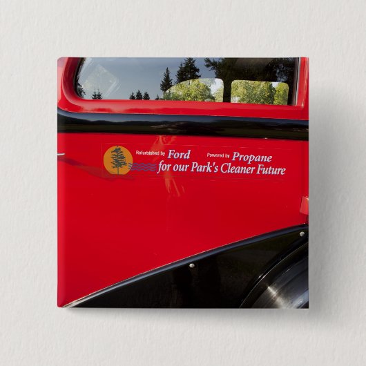 米国、モンタナ、氷河国立公園、ヴィンテージ 缶バッジ (正面)