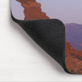 米国、ユタ州、アーチェスNP州、満月上昇 マウスパッド (コーナー)