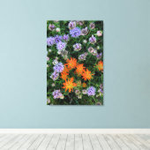 米国，ユタ，ウインタ – ワサッチ – キャッシュ国有林3 キャンバスプリント (インサイチュ (ウッドフロア))